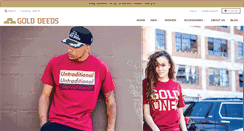 Desktop Screenshot of golddeeds.com